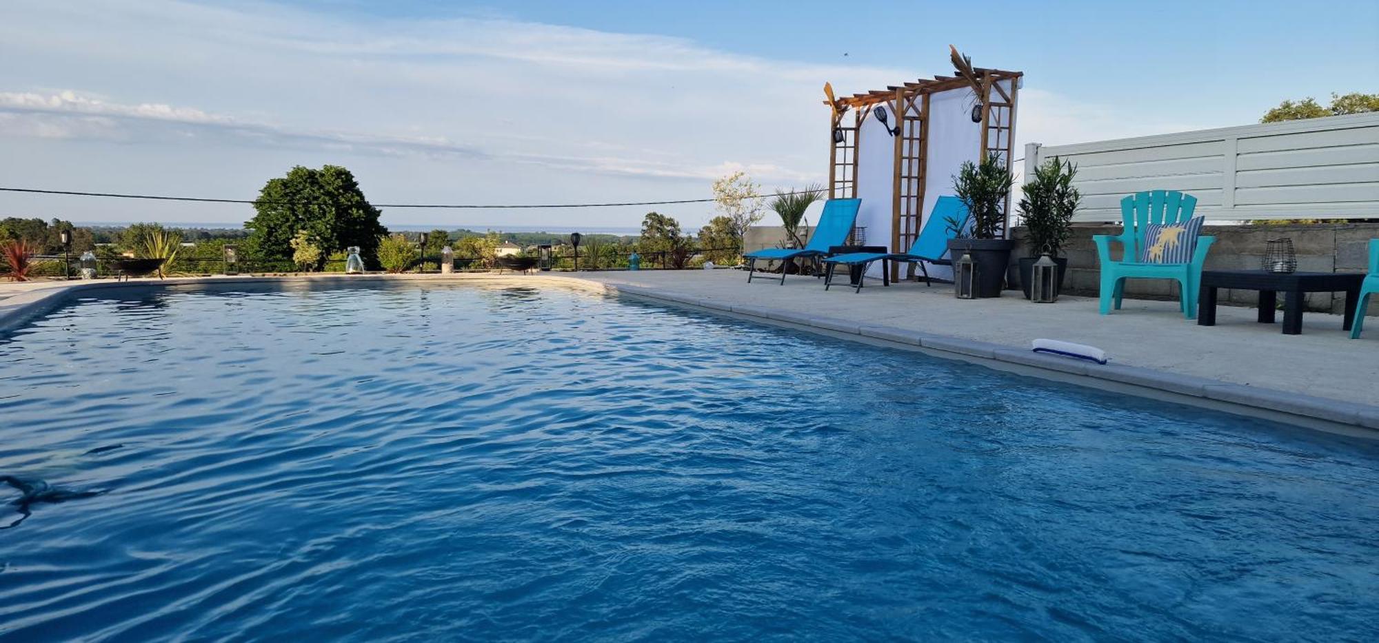 Penta di Casinca Villa Bistinetti Rez De Villa Tout Confort Avec Piscine מראה חיצוני תמונה
